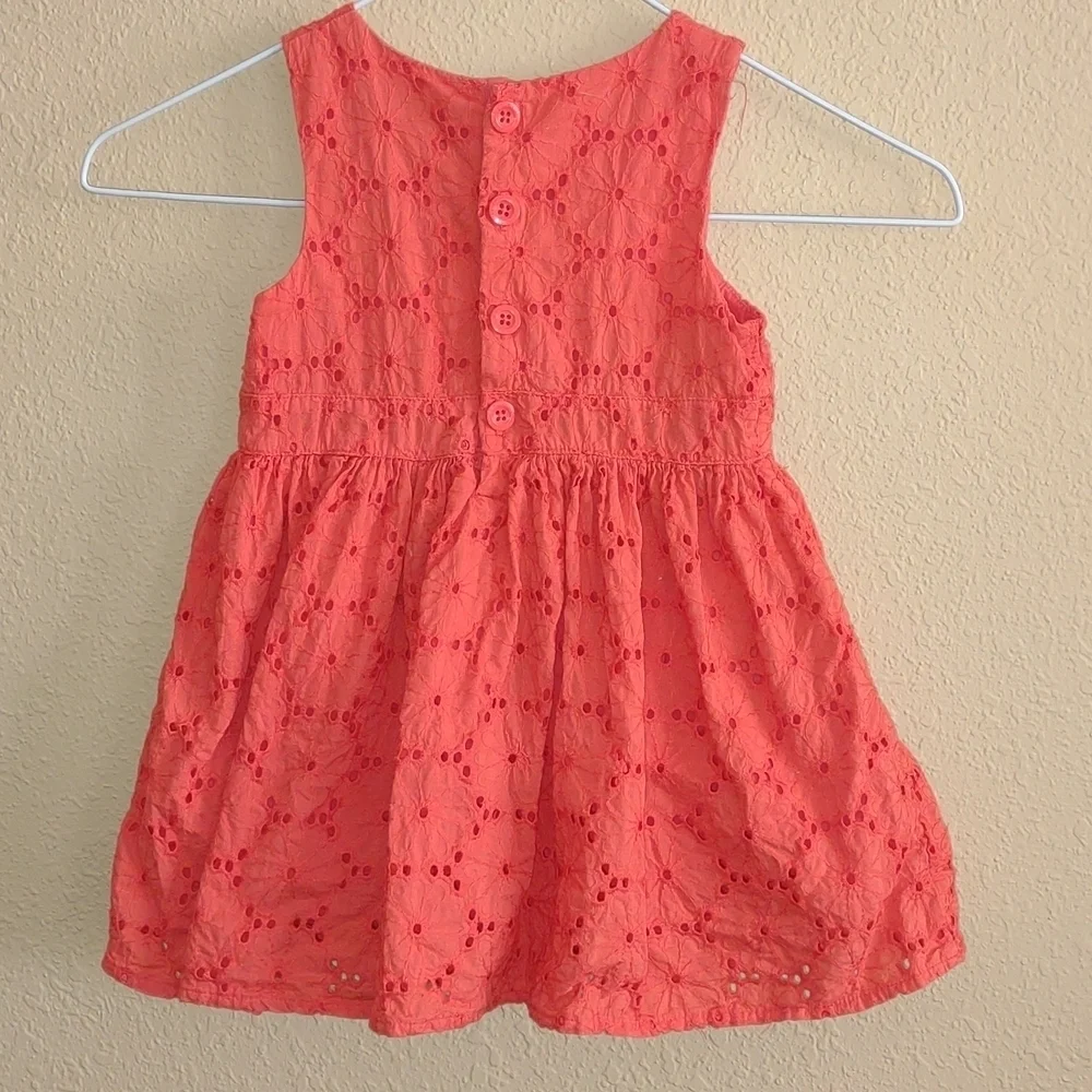 Genuine Kids Oshkosh Sleeveless Eyelet Dress Size 2T